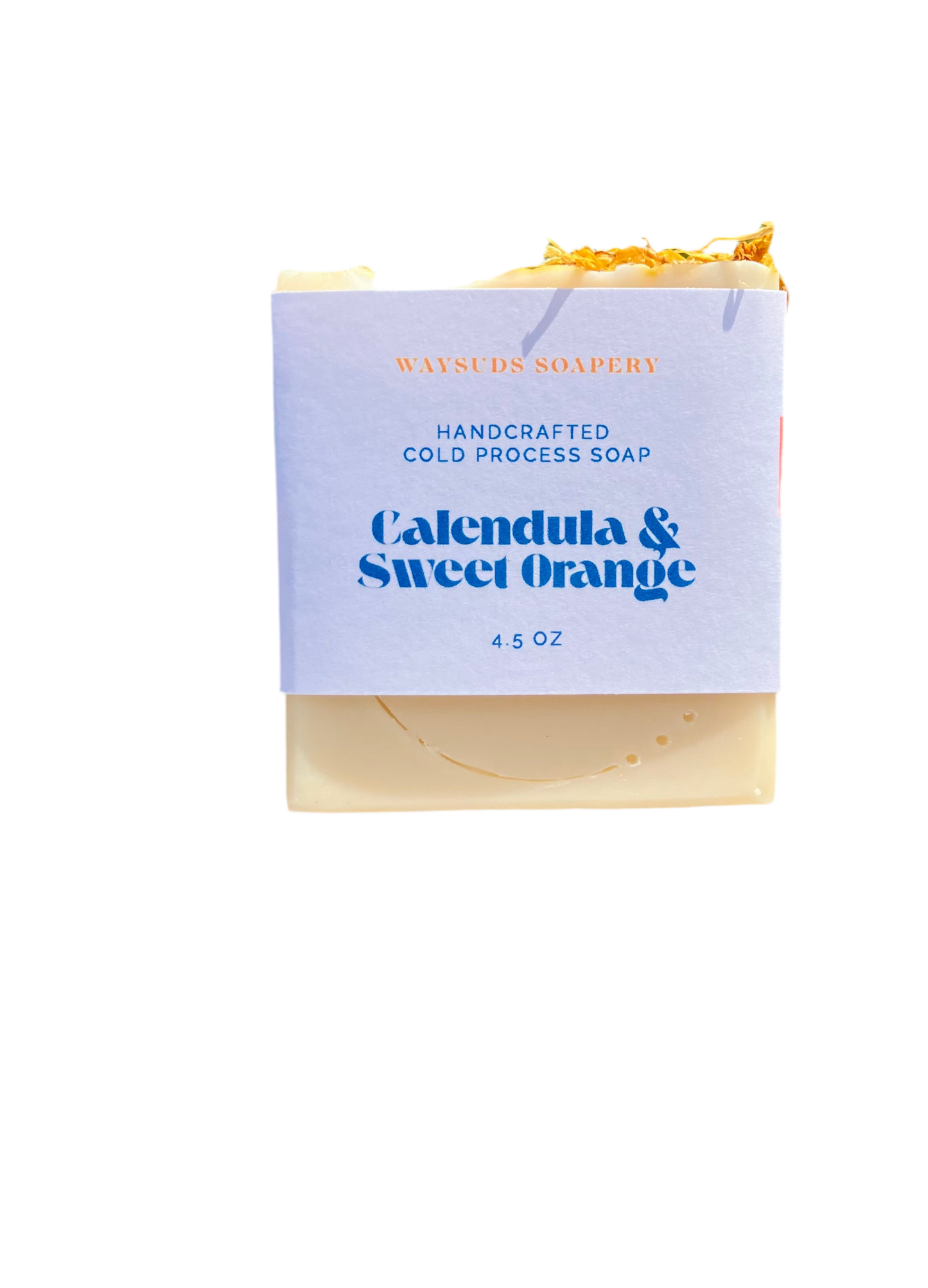Calendula & Sweet Orange All-Natural Shea Butter Bar Soap