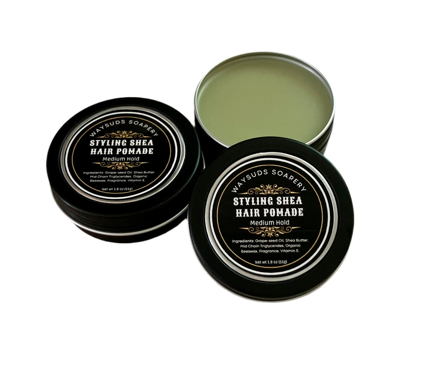Medium Hold Styling Shea Hair Pomade