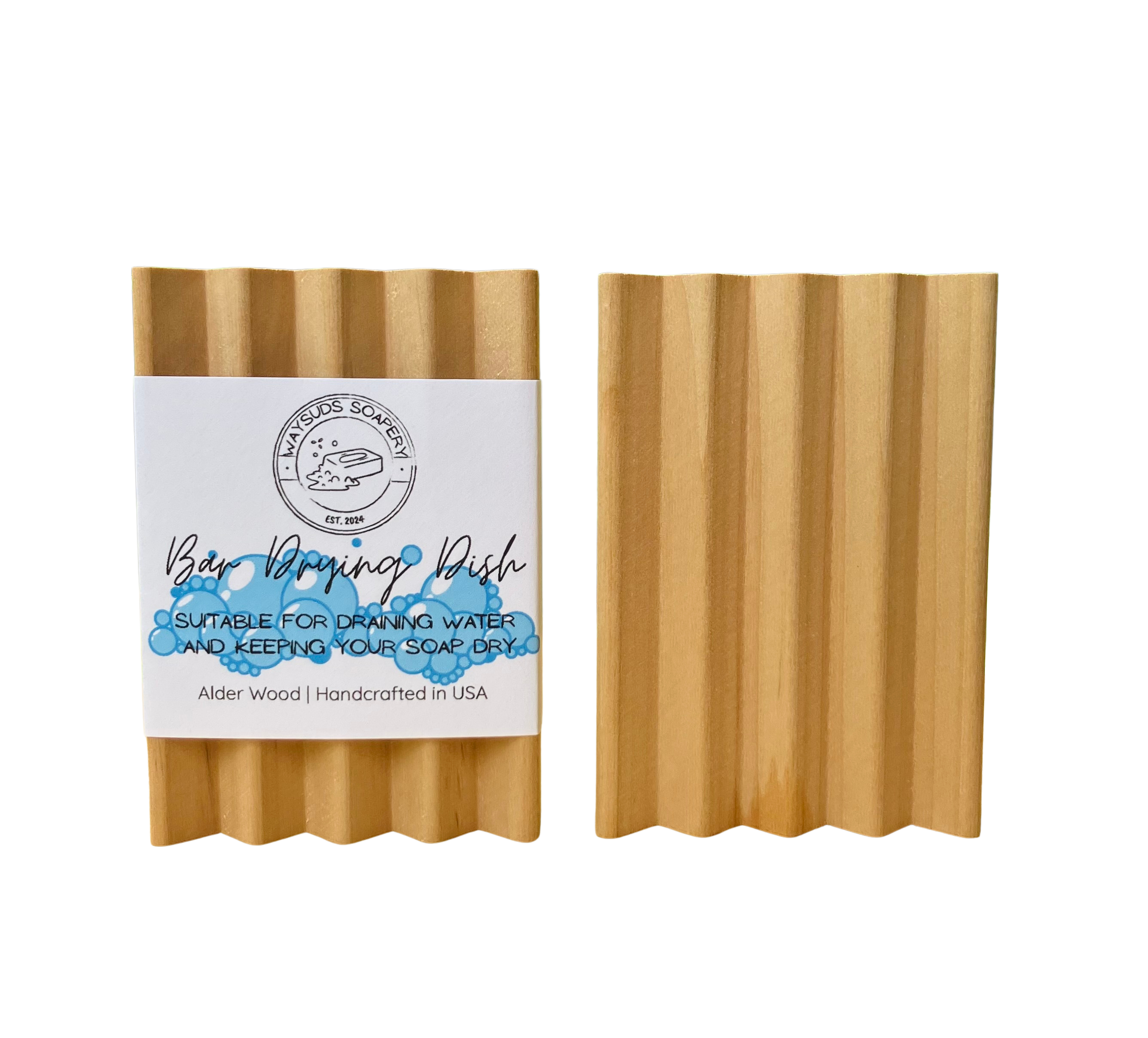 Natural Wood Soap Dish