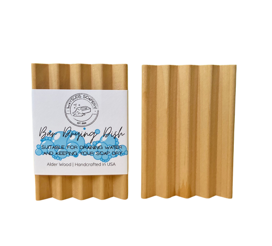 Natural Wood Soap Dish