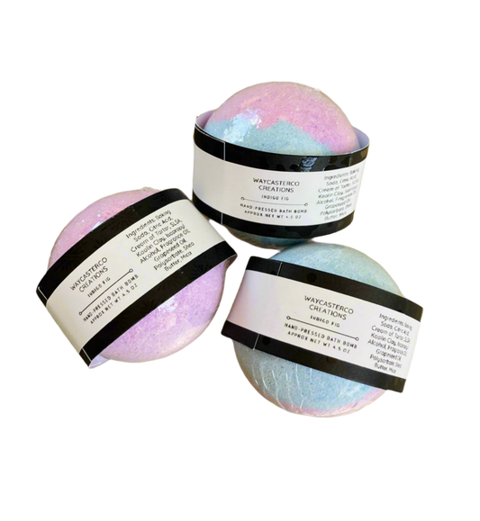 Indigo Fig Shea Butter Bath Bomb
