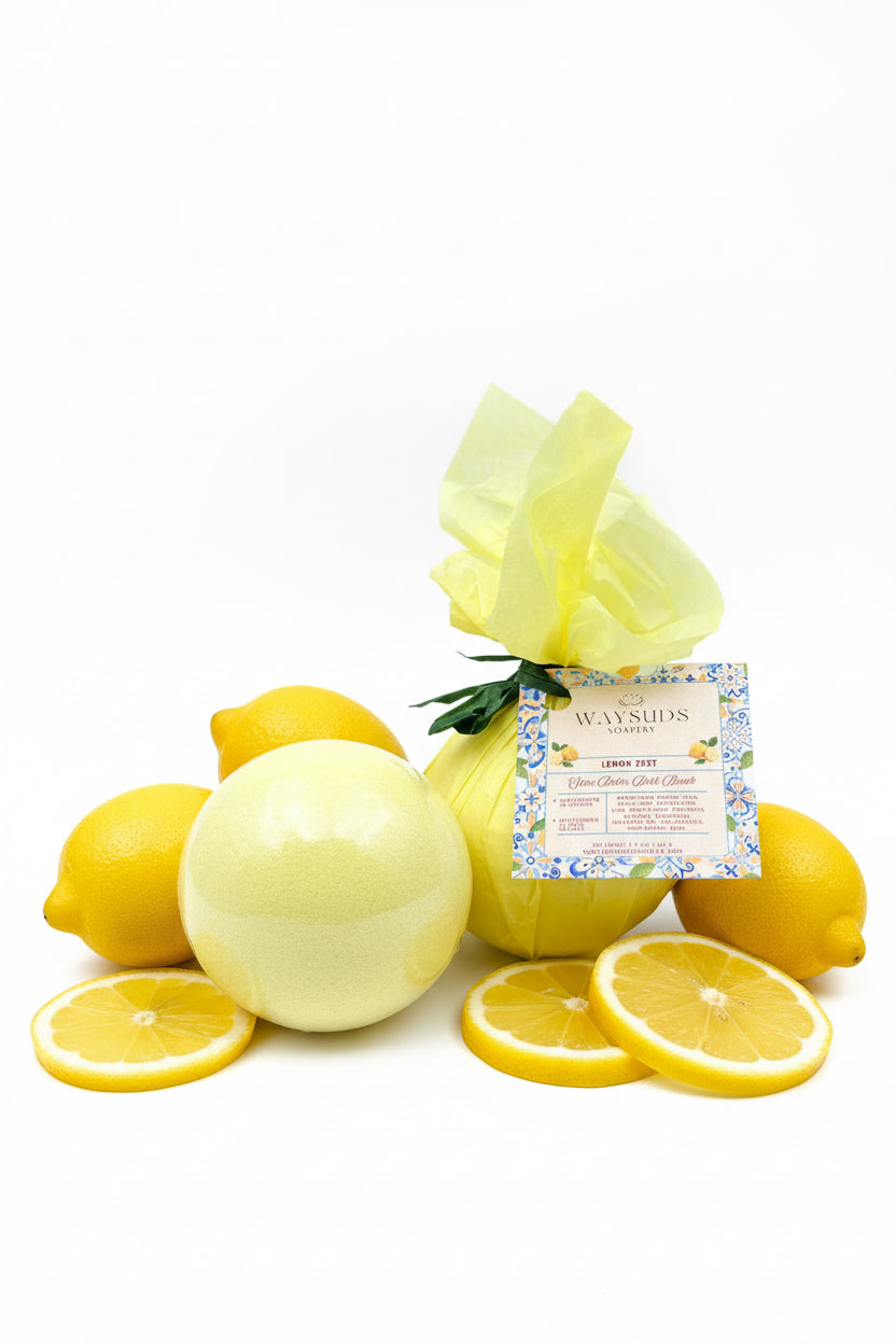 Lemon Zest Shea Butter Bath Bomb