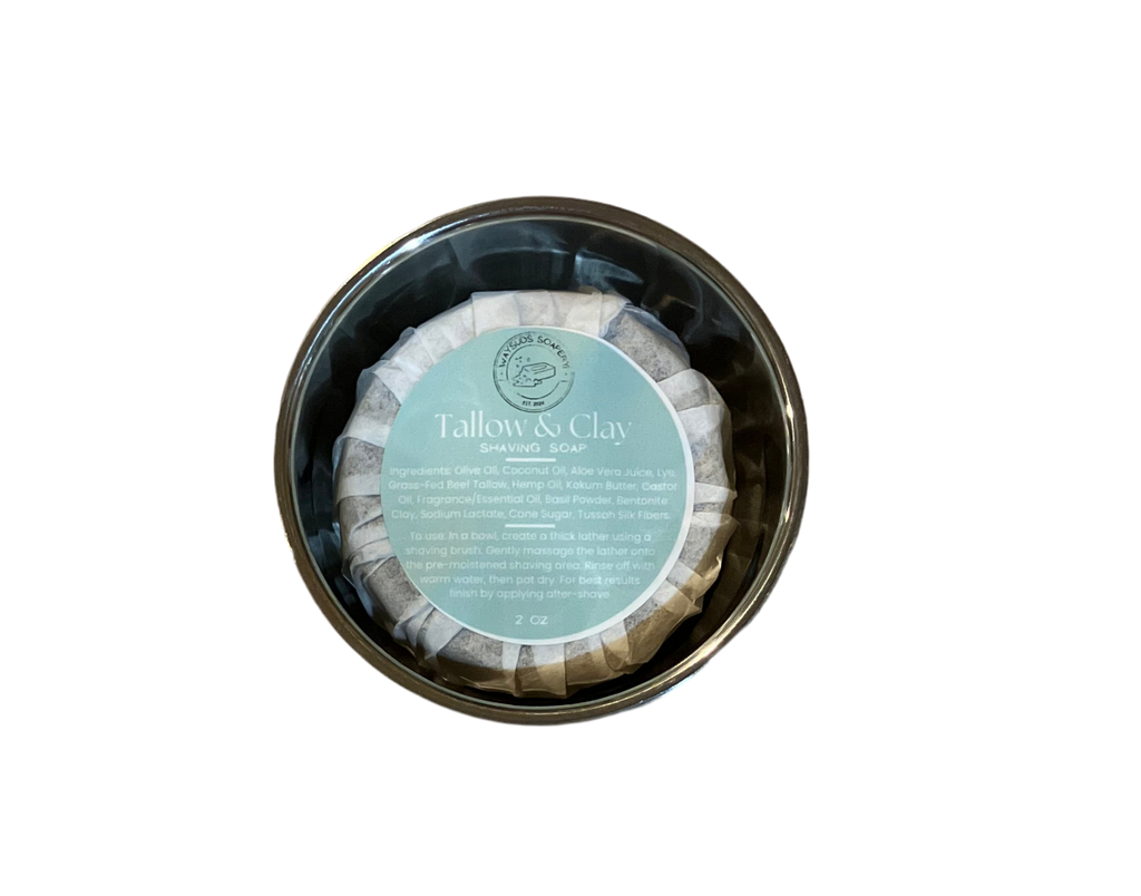 Tallow & Clay Shaving Soap