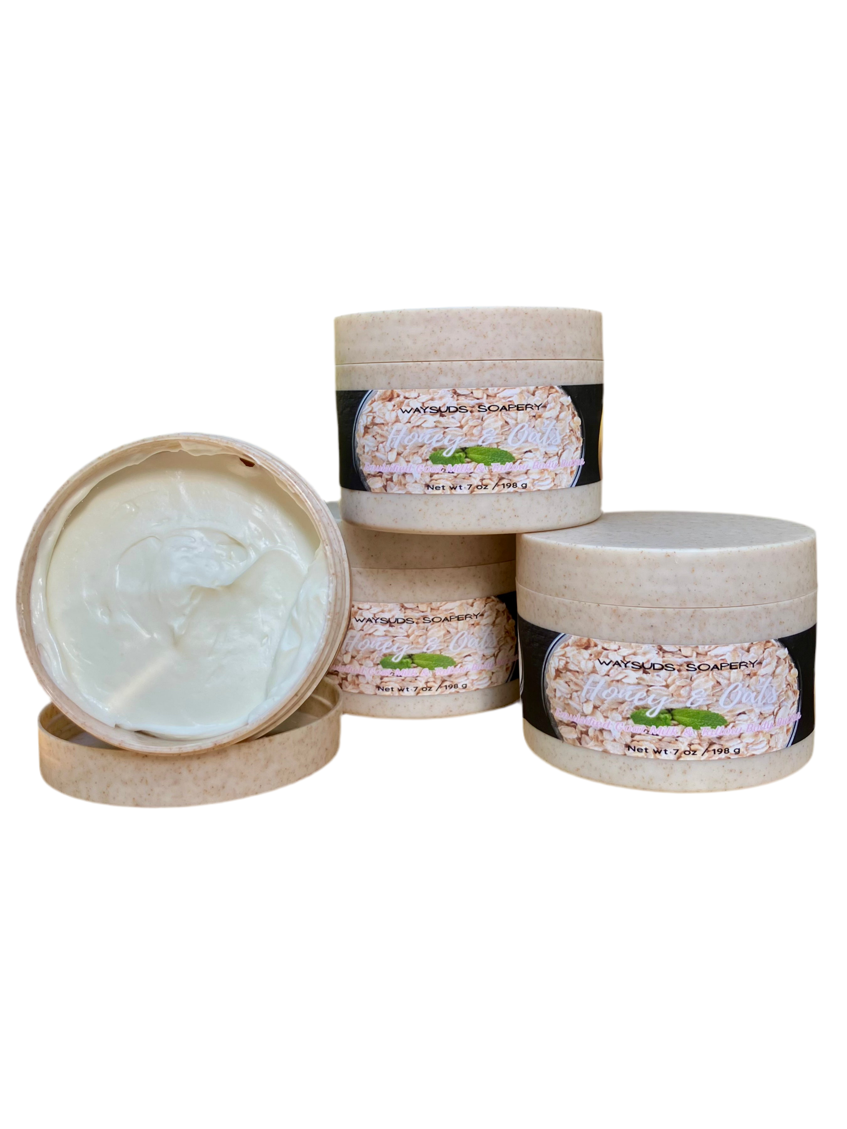 Honey & Oats Emulsified Goat Milk & Tallow Body Butter