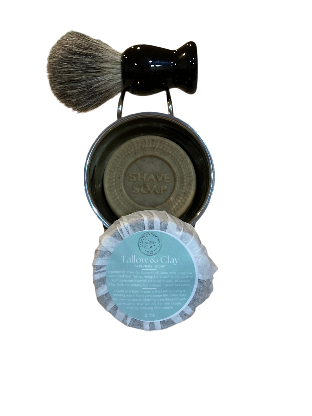 Tallow & Clay Shaving Soap