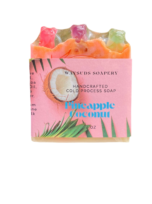 Scrubby Pineapple & Coconut Shea Butter Bar Soap