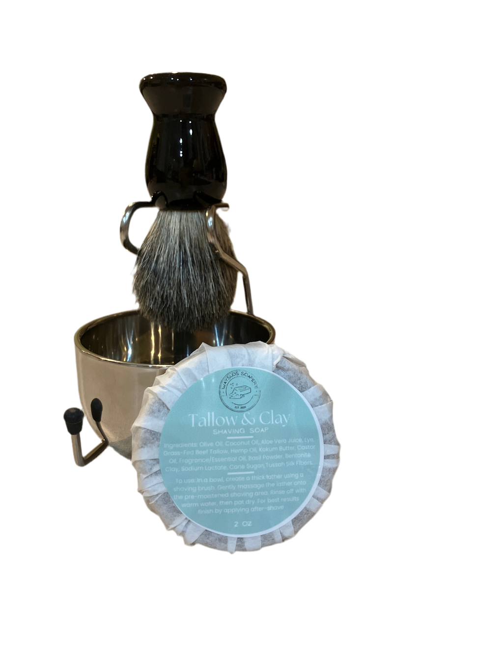 Tallow & Clay Shaving Soap