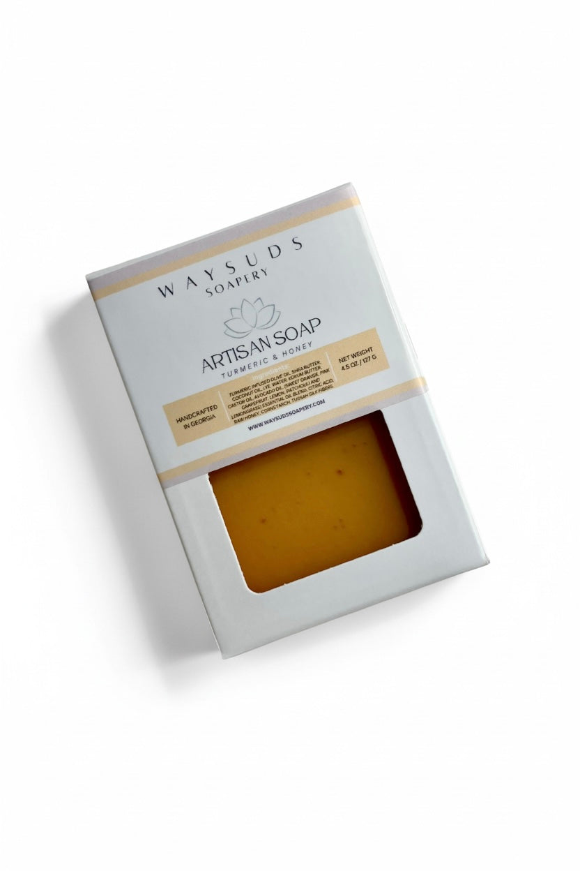 Brightening & Glow Turmeric Face and Body Artisan Soap