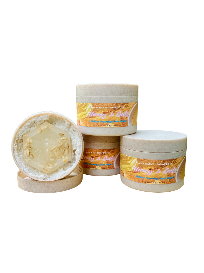 Honey & Oats Tallow Foaming Bath Scrub