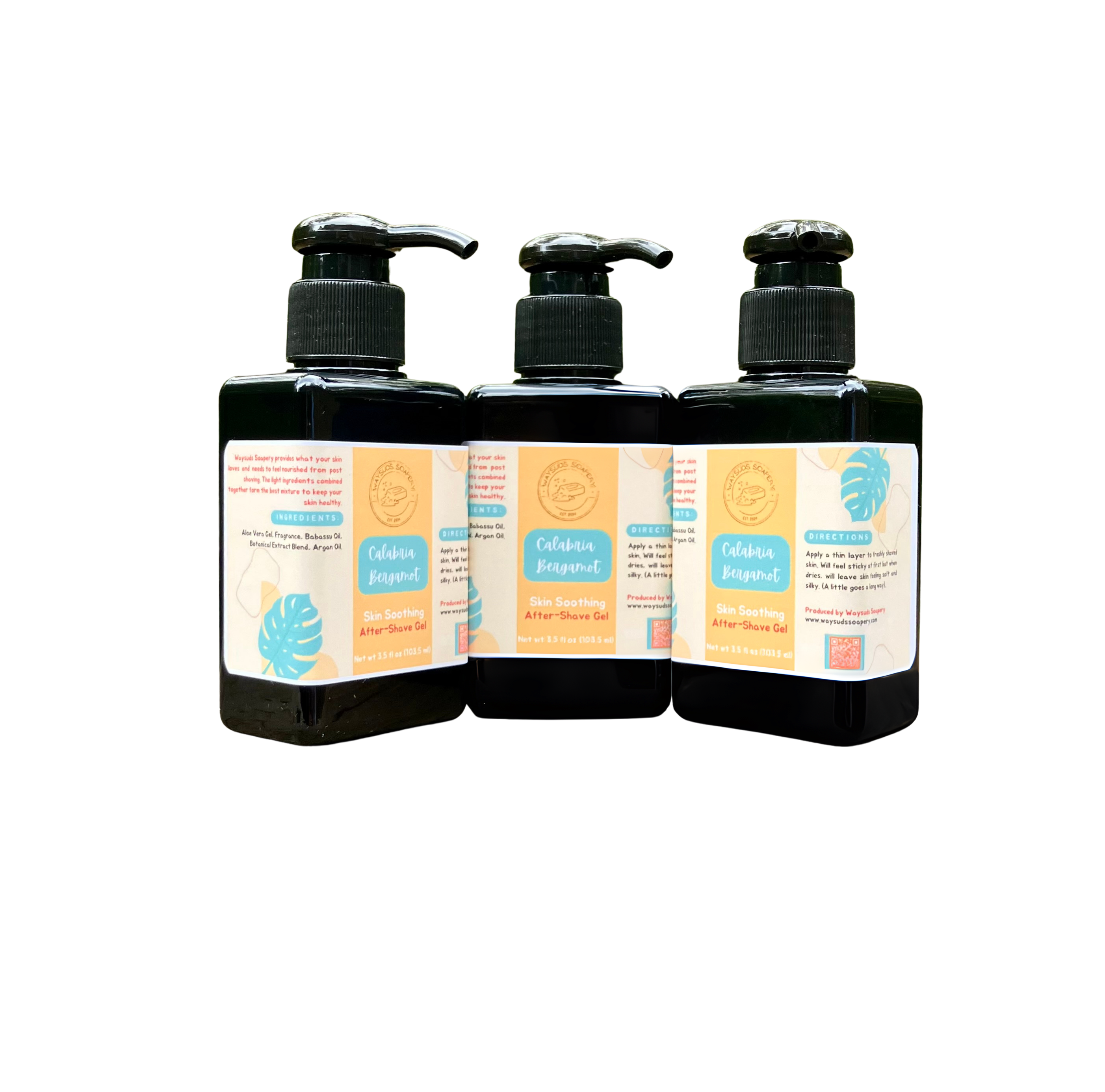 Calabria Bergamot Skin Soothing After-Shave Gel