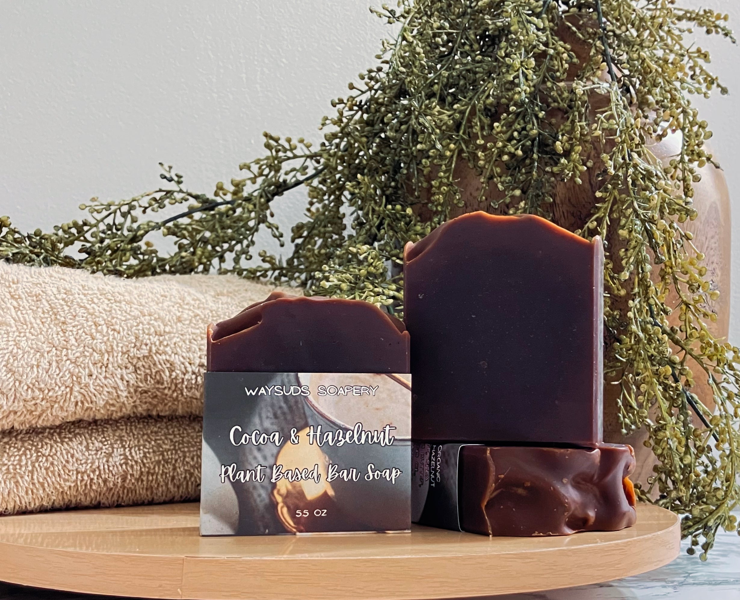 Cocoa & Hazelnut Plant Based Bar Soap