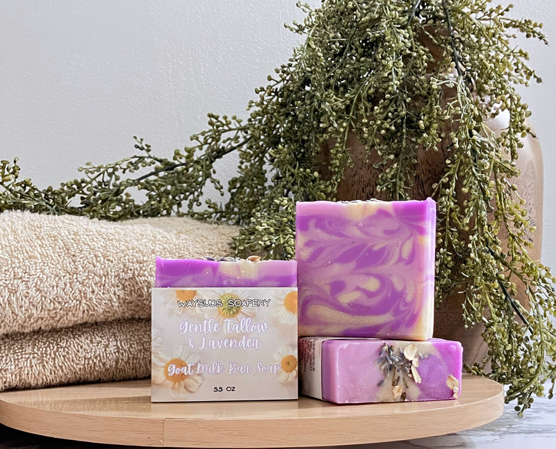 Gentle Tallow & Lavender Goat Milk Bar Soap