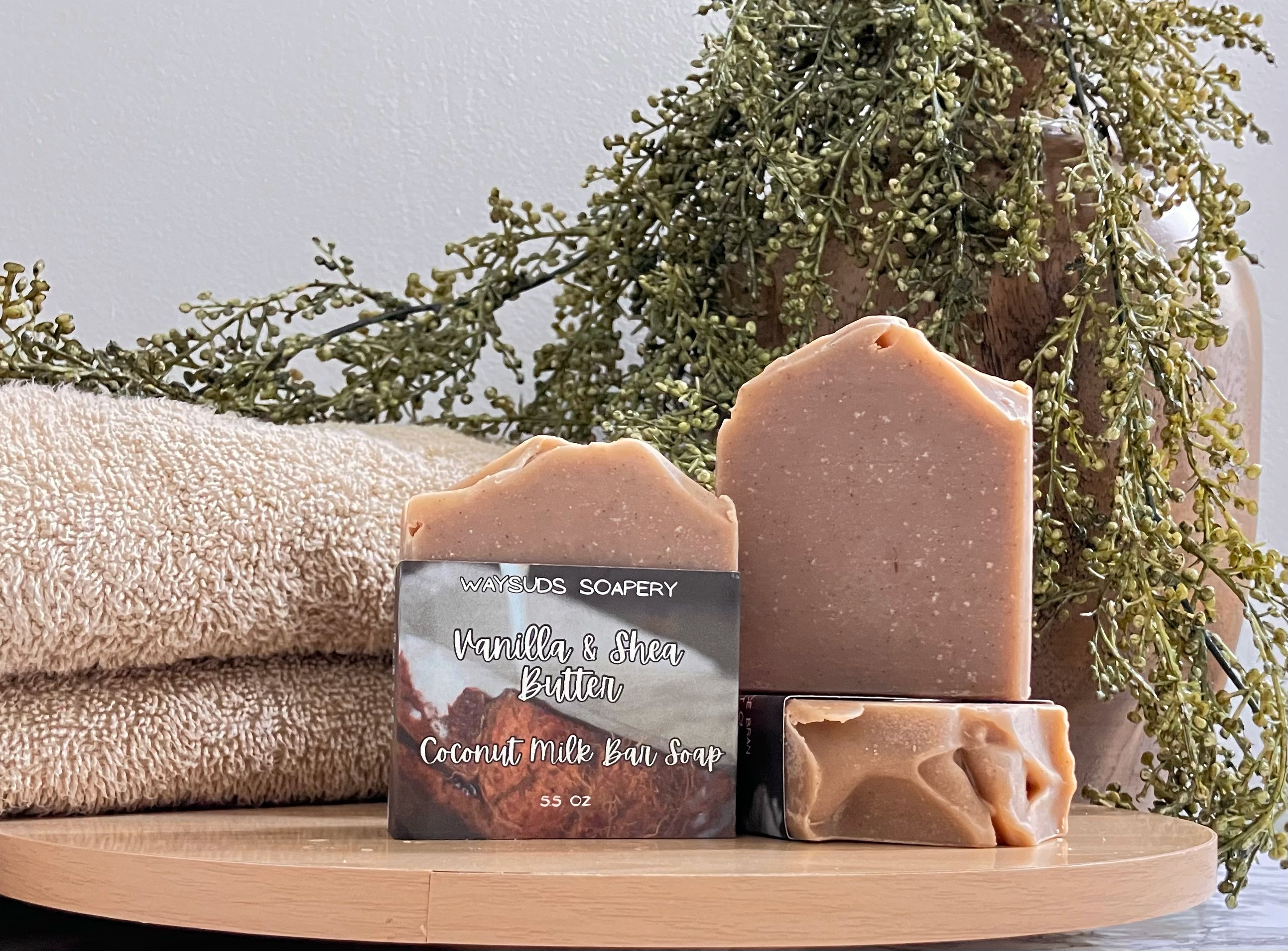 Vanilla & Shea Butter Coconut Milk Bar Soap