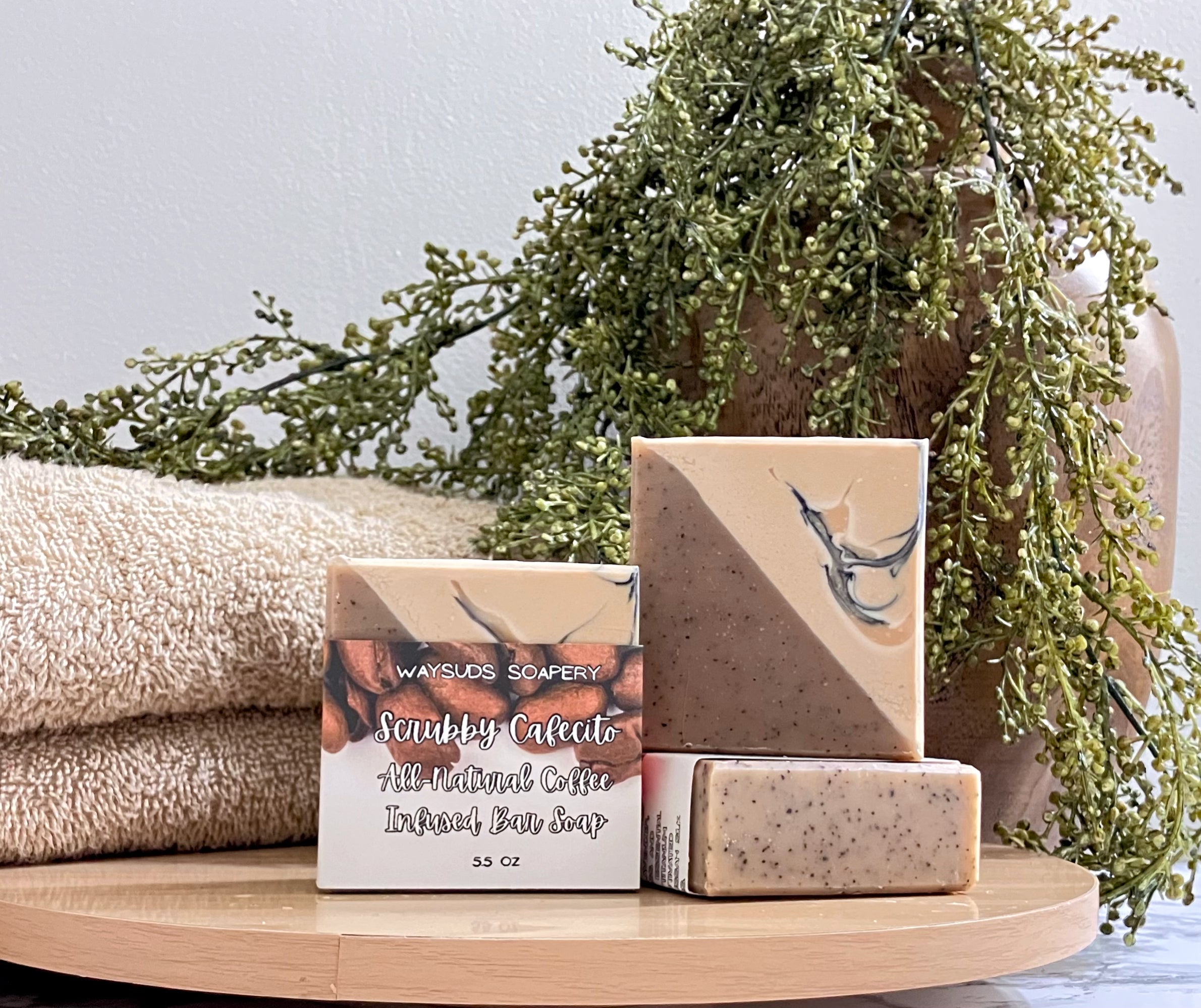 Scrubby Cafecito All-Natural Coffee Infused Bar Soap