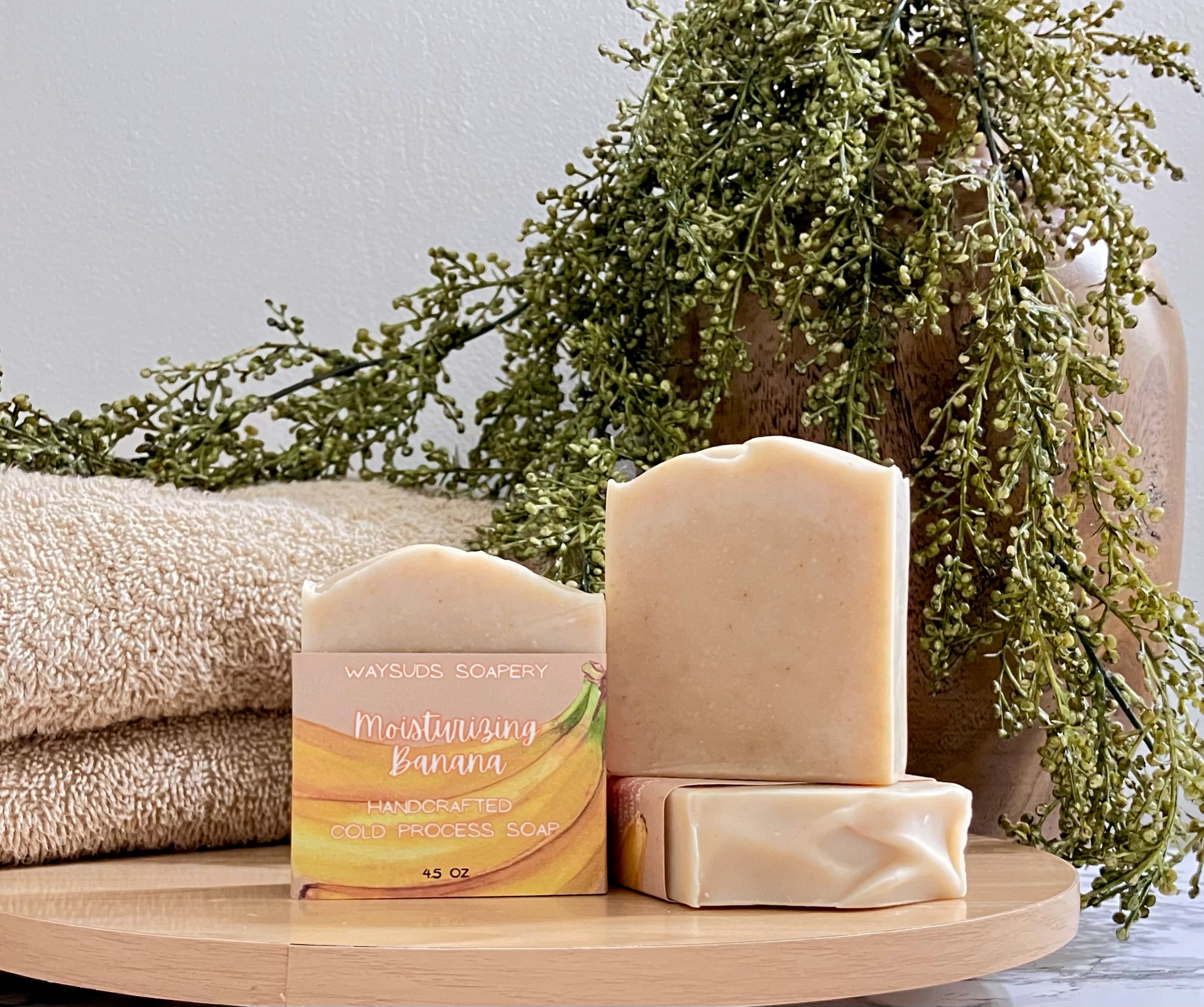 Moisturizing Banana Plant Based Bar Soap